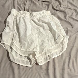 Nike White Athletic Shorts